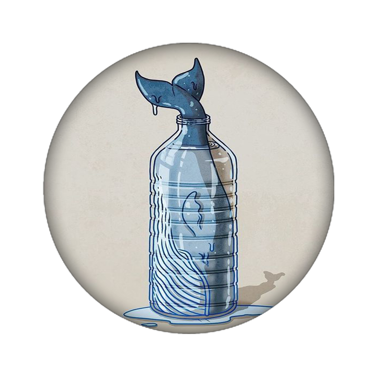 زیر لیوانی مدل بطری کد 1054