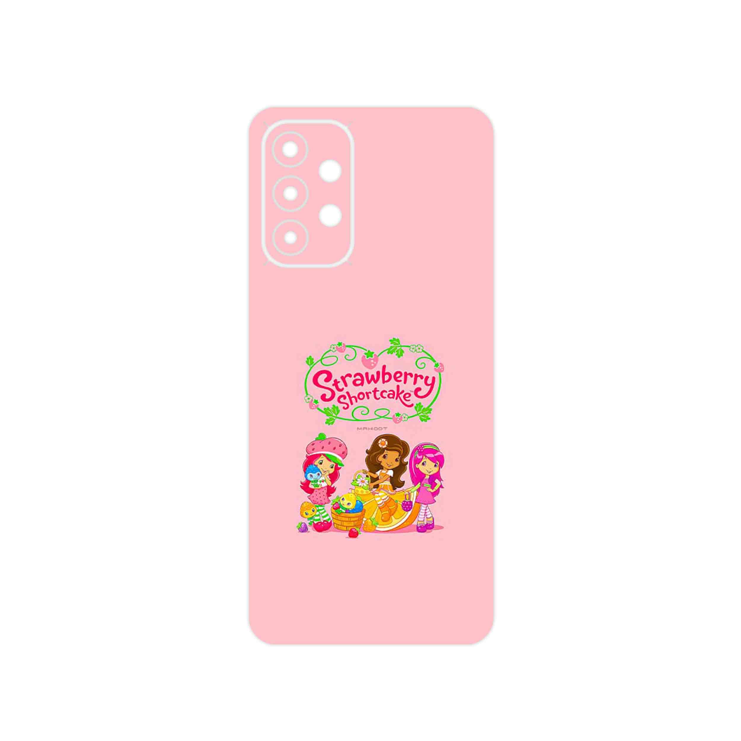 برچسب پوششی ماهوت مدل Strawberry Shortcake مناسب برای گوشی موبایل سامسونگ Galaxy A23