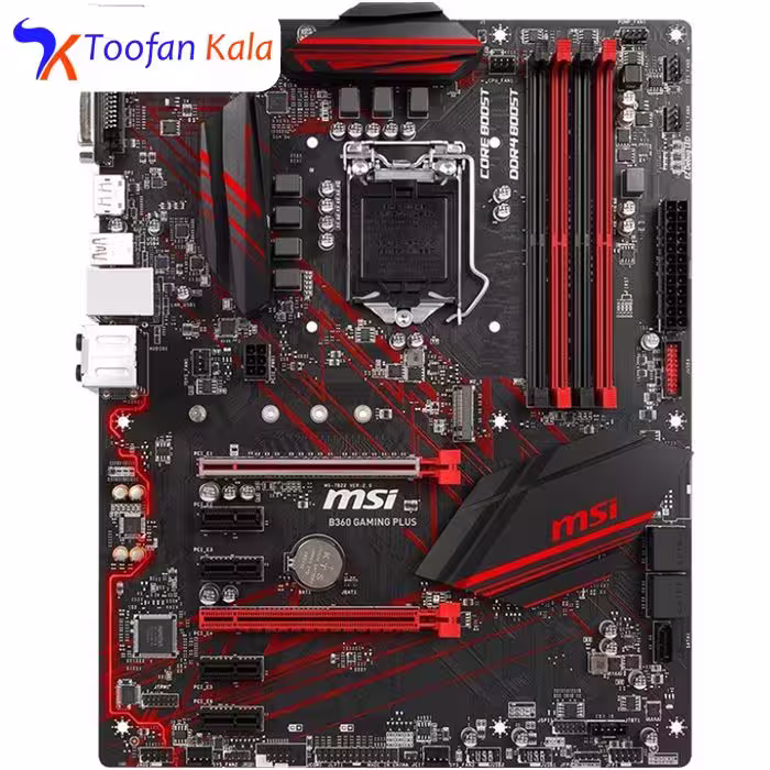 مادربرد ام اس آی مدل B360 GAMING PLUS  MSI B360 GAMING PLUS Motherboard