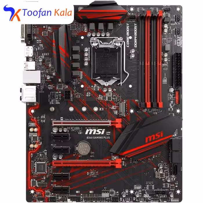 مادربرد ام اس آی مدل B360 GAMING PLUS  MSI B360 GAMING PLUS Motherboard