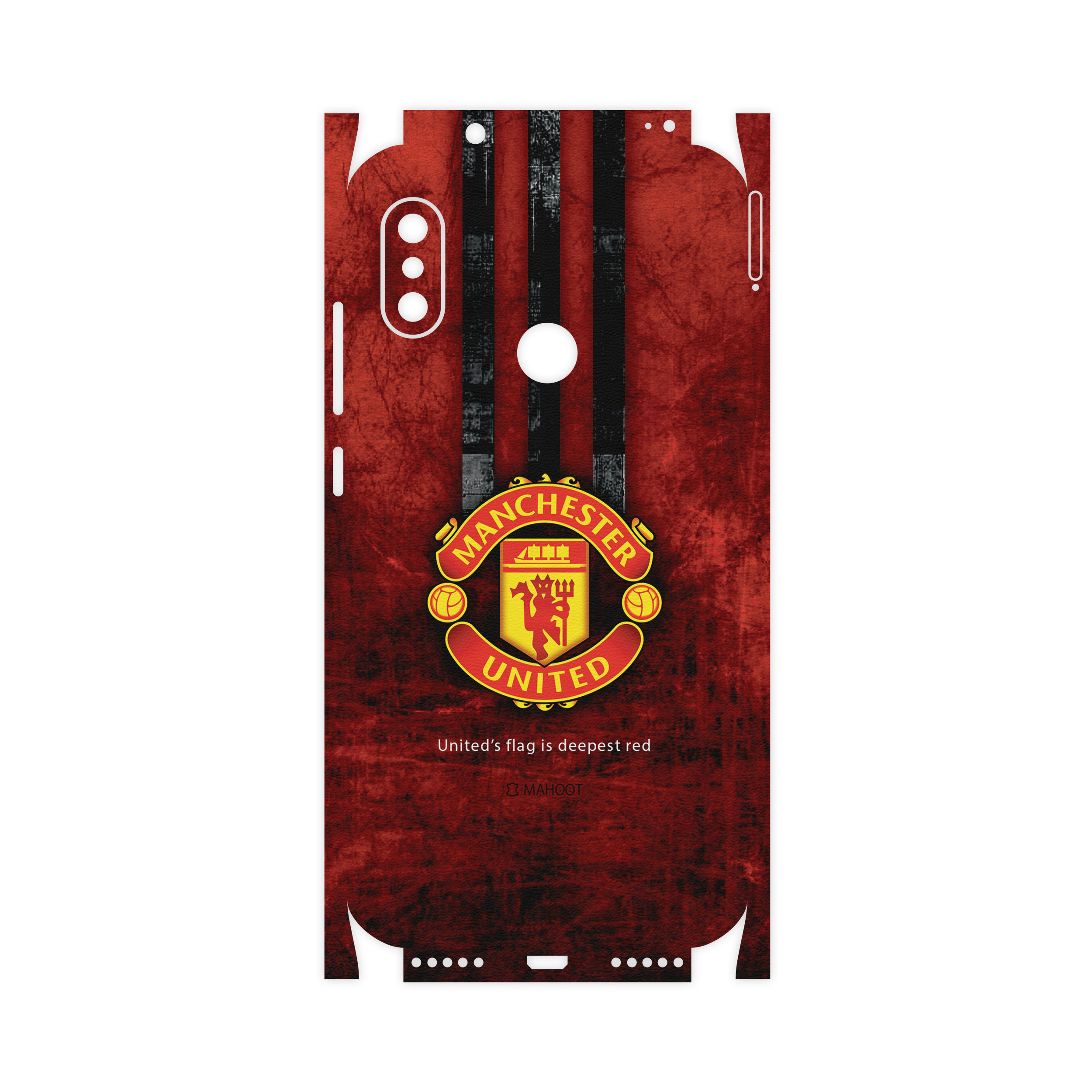 برچسب پوششی ماهوت مدل Manchester-United-FC-FullSkin مناسب برای گوشی موبایل شیائومی Redmi Note 6 Pro