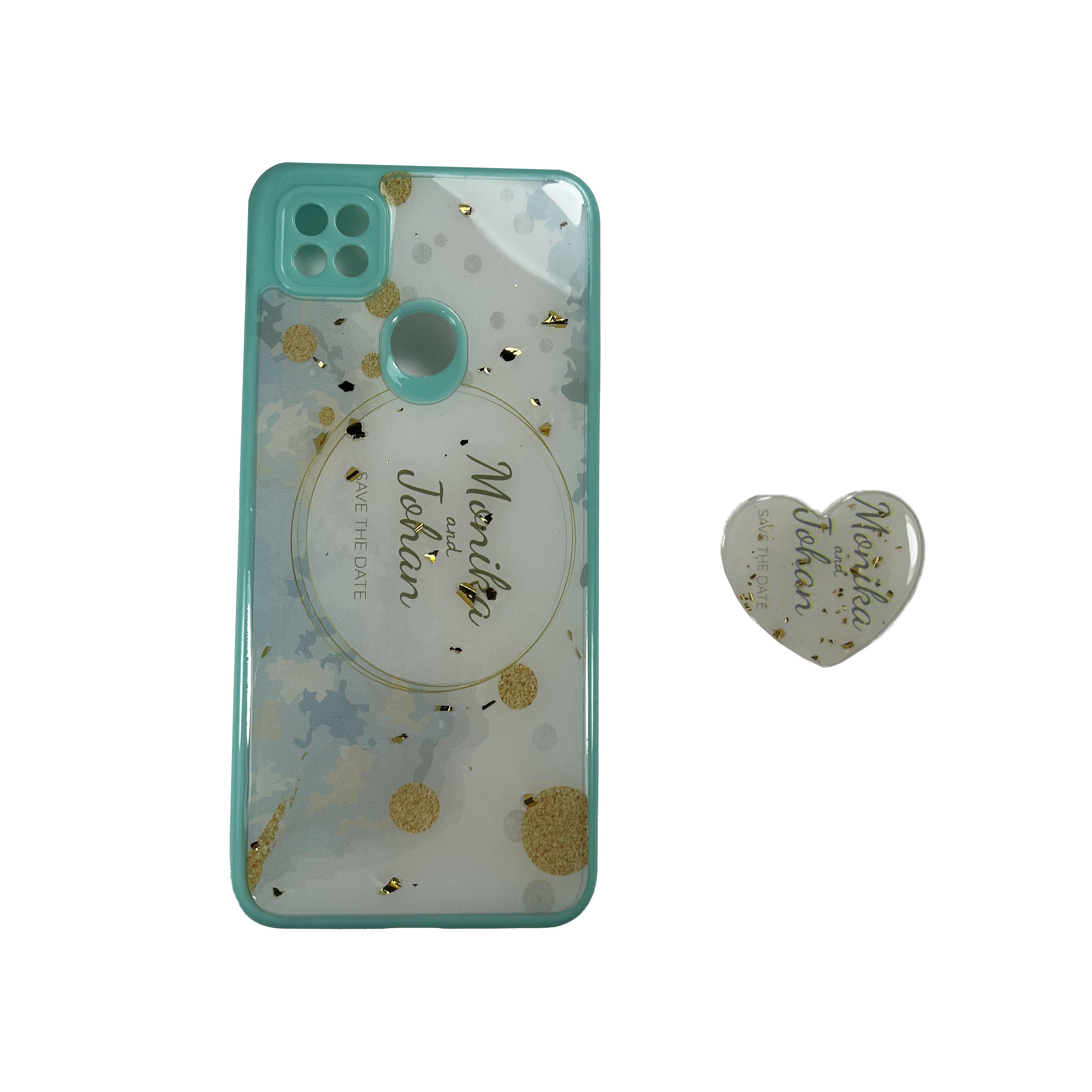 کاور مدل سیلیکونی مناسب برای گوشی موبایل شیائومی Redmi 10a به همراه پاپ سوکت