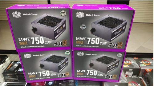پاور 750 وات COOLER MASTER MWE 750 BRONZE (استوک بدون کارتن کارتن)سری برنز