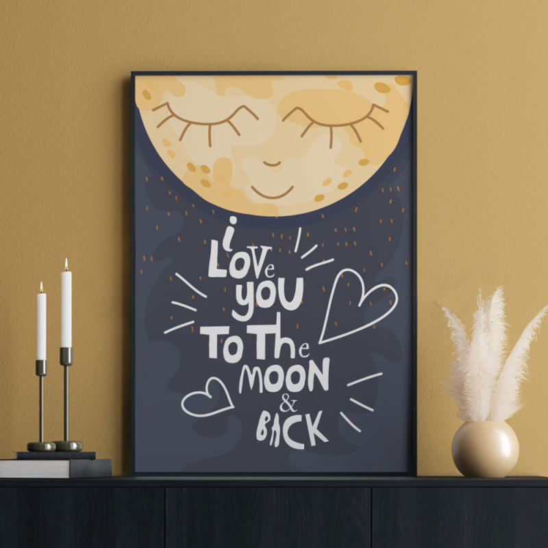 تابلو مدل طرح عاشقانه های یک فضانورد کد T200231