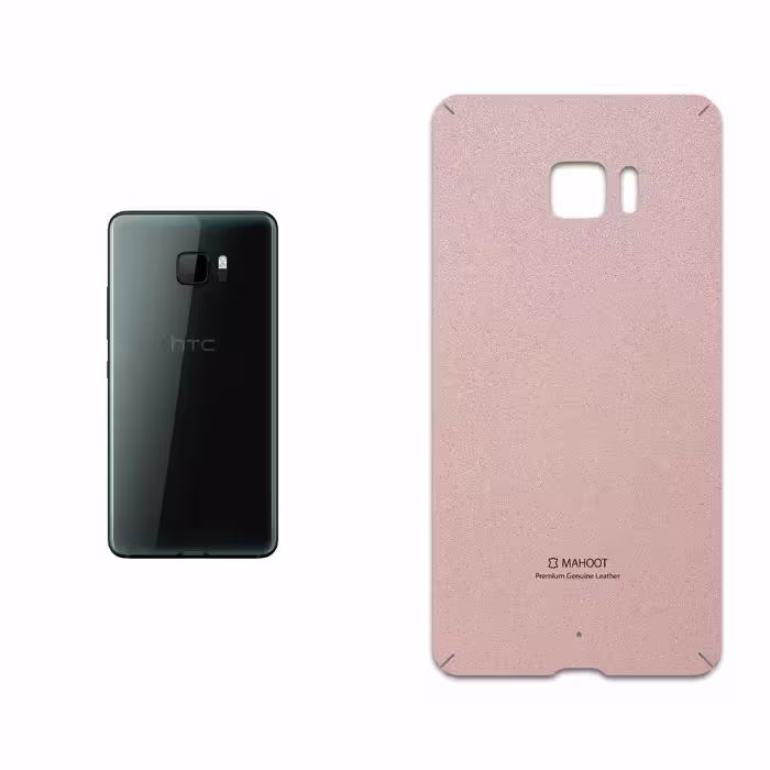 برچسب پوششی ماهوت مدل Rose Gold Leather مناسب برای گوشی موبایل اچ تی سی U Ultra