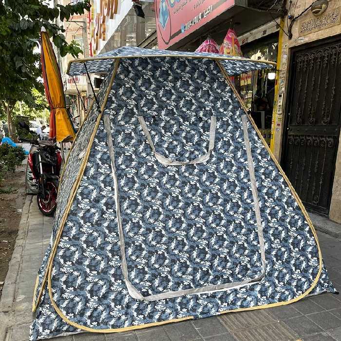 چادر مسافرتی ضد آب 8 نفره مکعبی ریپس (سقف مسطح) جنس برنو برزنتی و دومنظوره 101