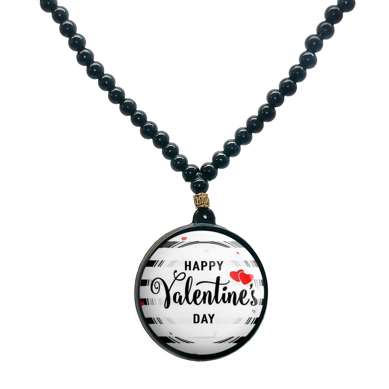 گردنبند پرمانه طرح عاشقانه کد pmd.1140 مدل دو طرفه