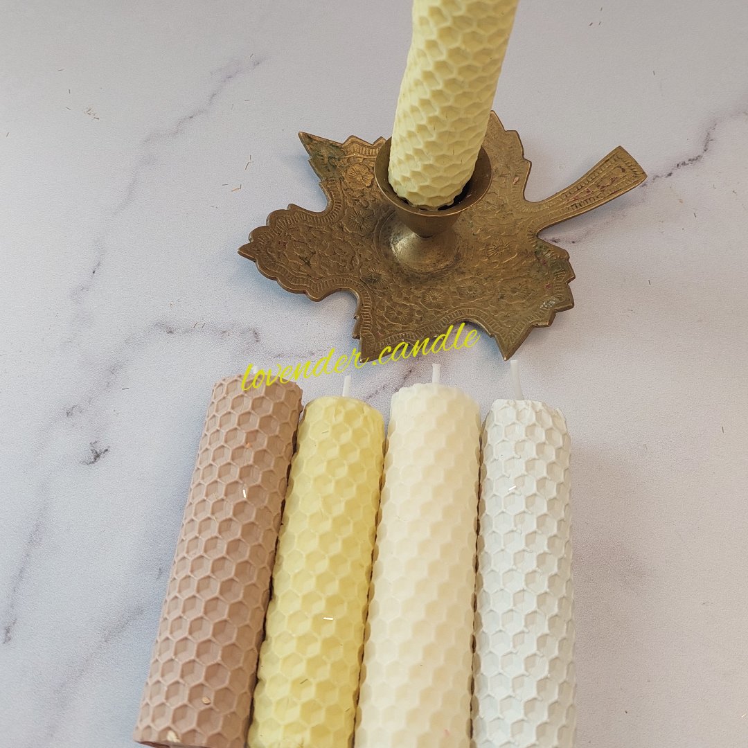 شمع گیاهی موم عسلی 7