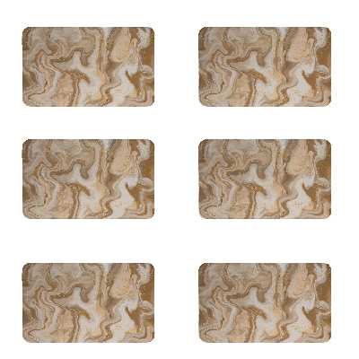 زیربشقابی طرح ابر و باد کد 8375 مجموعه 6 عددی