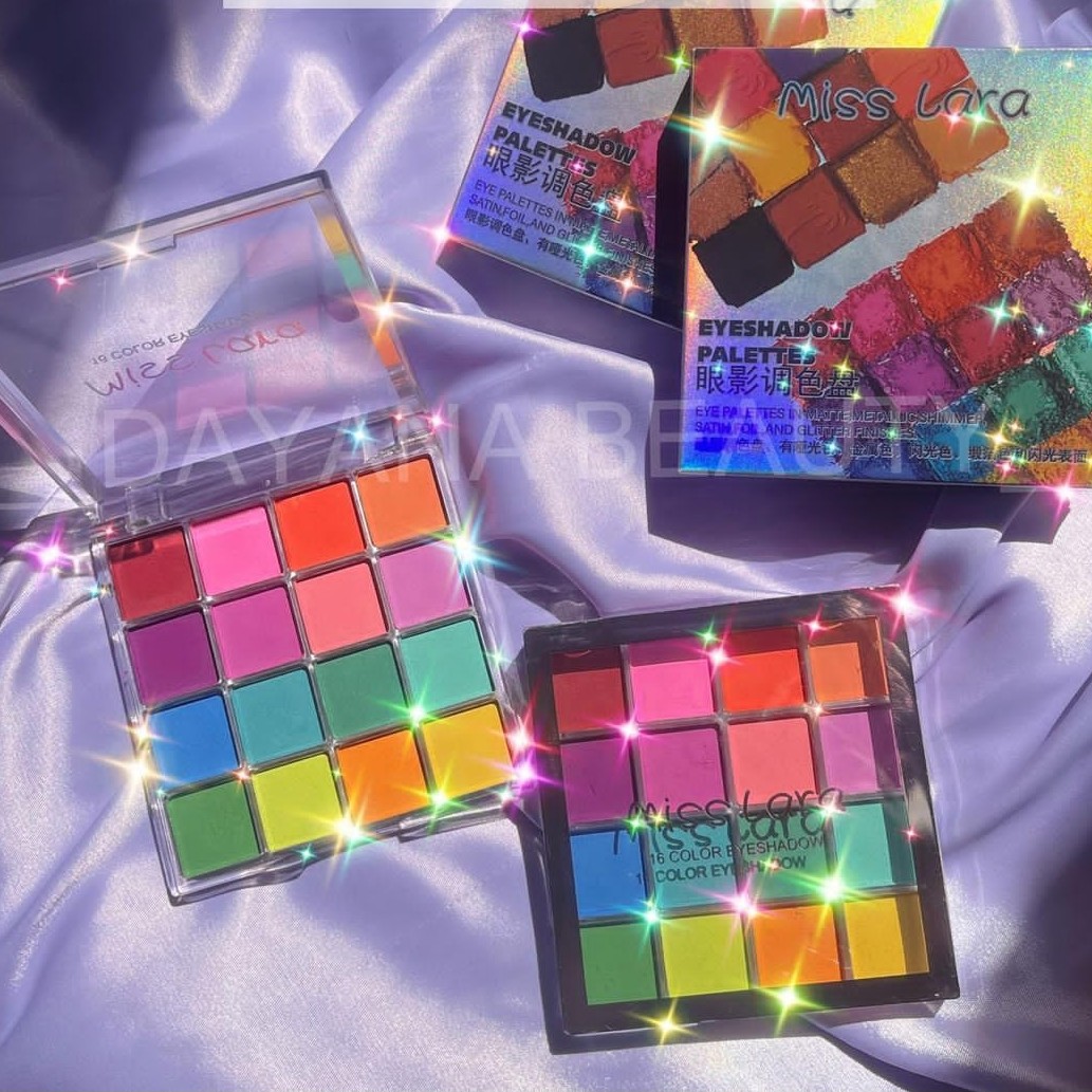 سایه اورجینال از برند میس لارا دارای 16 رنگ فانتزی و کیوت با پیگمنت خیلی بالا