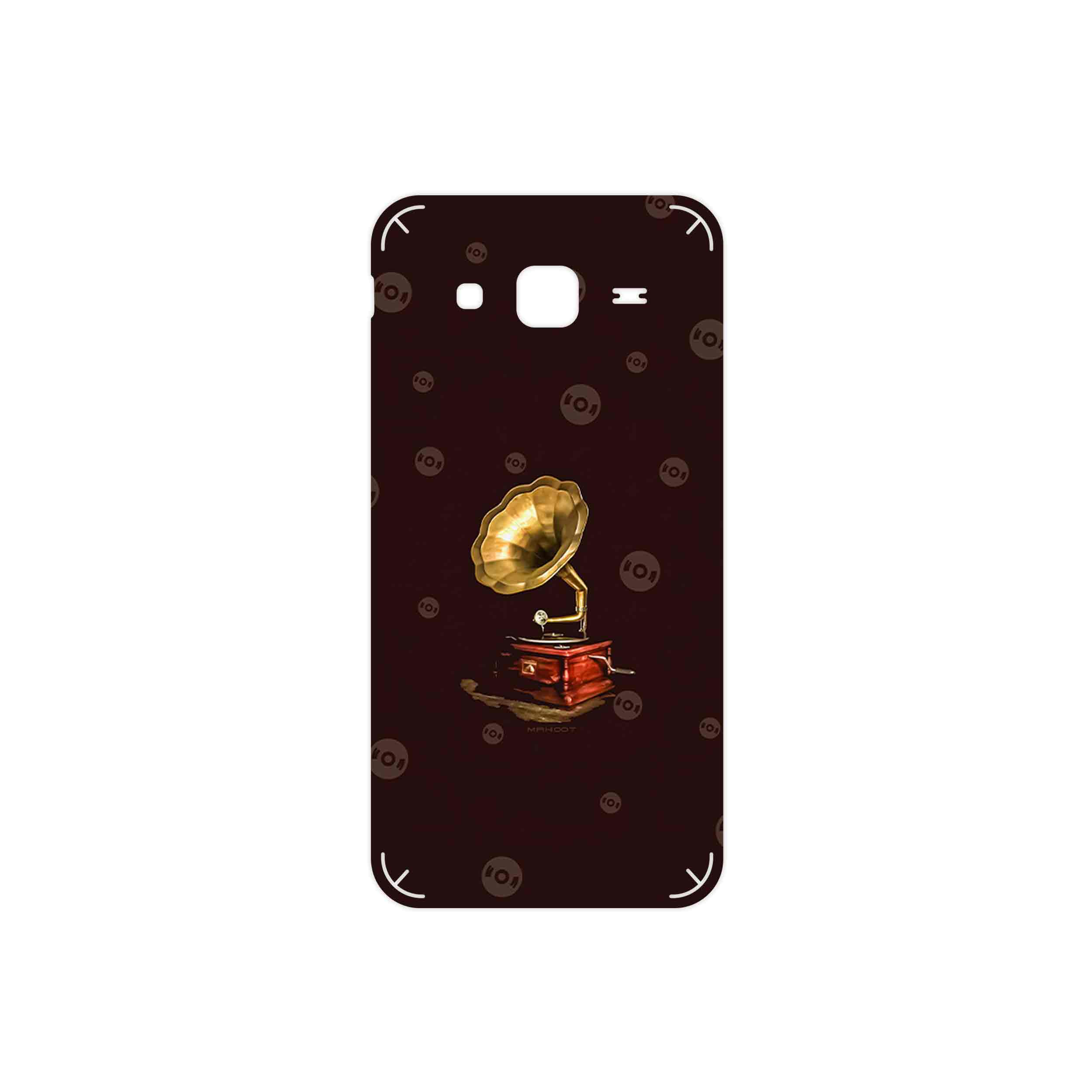 برچسب پوششی ماهوت مدل Gramophone Nostalgia مناسب برای گوشی موبایل سامسونگ Galaxy J5