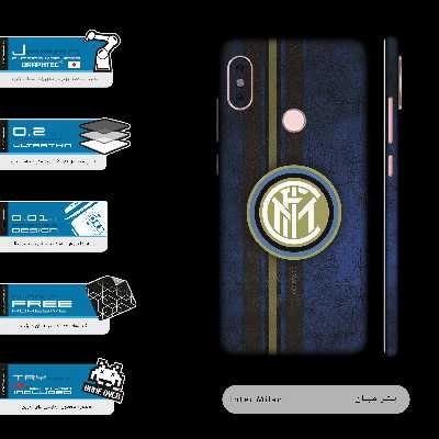 برچسب پوششی ماهوت مدل Inter-Milan-FC-FullSkin مناسب برای گوشی موبایل شیائومی Redmi Note 5 Pro
