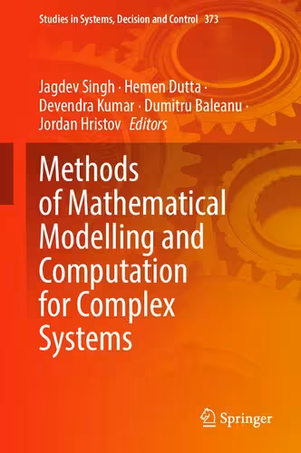 خرید و دانلود نسخه کامل کتاب Methods of Mathematical Modelling and Computation for Complex Systems