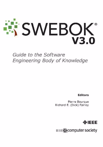 خرید و دانلود نسخه کامل کتاب SWEBOK: Guide to the Software Engineering Body of Knowledge (Version 3.0)