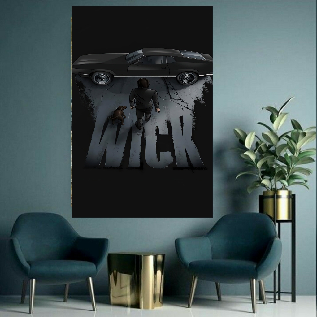  تابلو بوم طرح فیلم جانویک مدل RT119