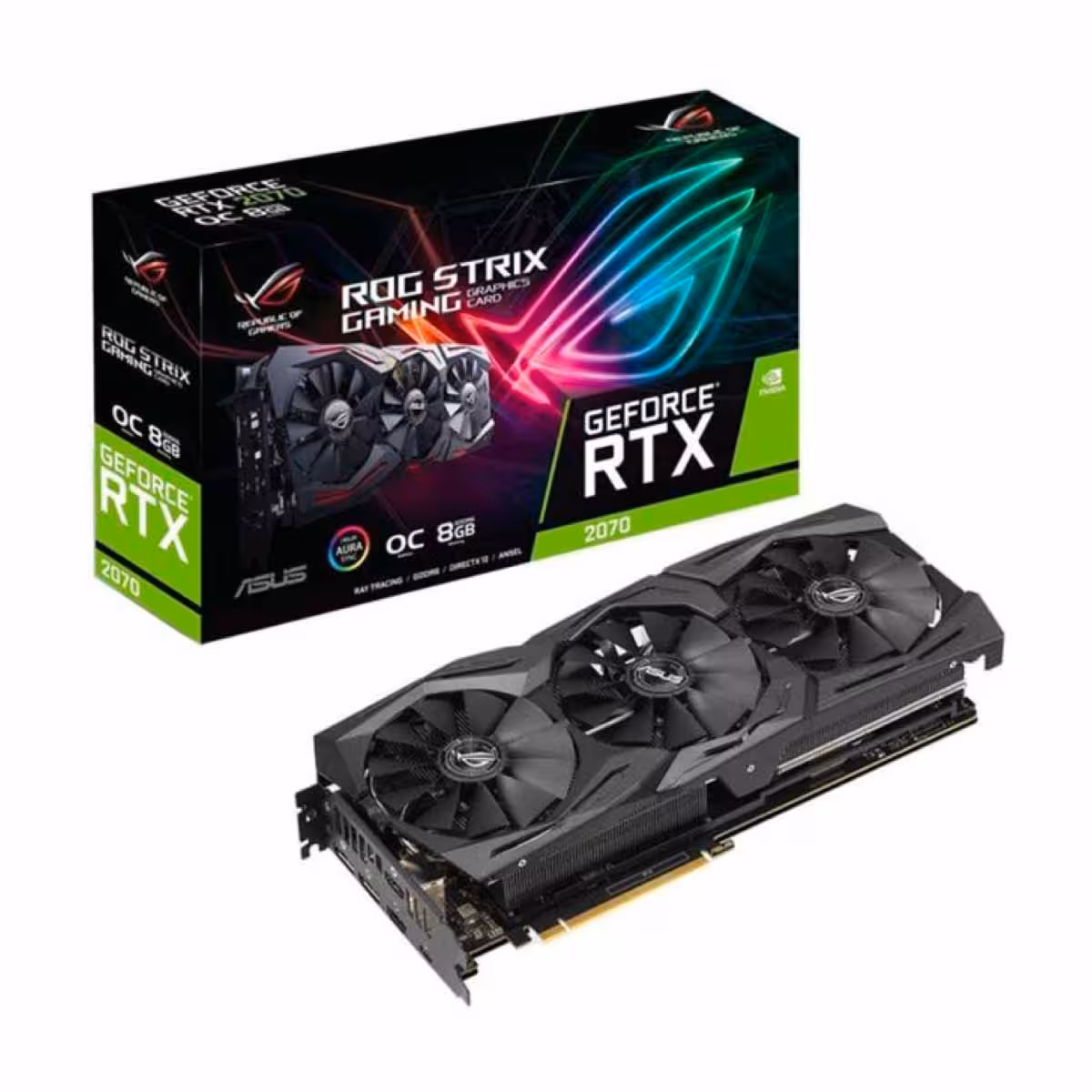 خرید کارت گرافیک ایسوس Graphics ASUS ROG Strix RTX2070 O8G Gaming با بهترین قیمت
