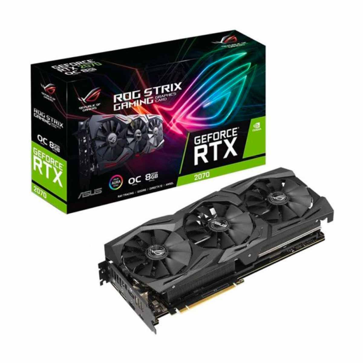خرید کارت گرافیک ایسوس Graphics ASUS ROG Strix RTX2070 O8G Gaming با بهترین قیمت