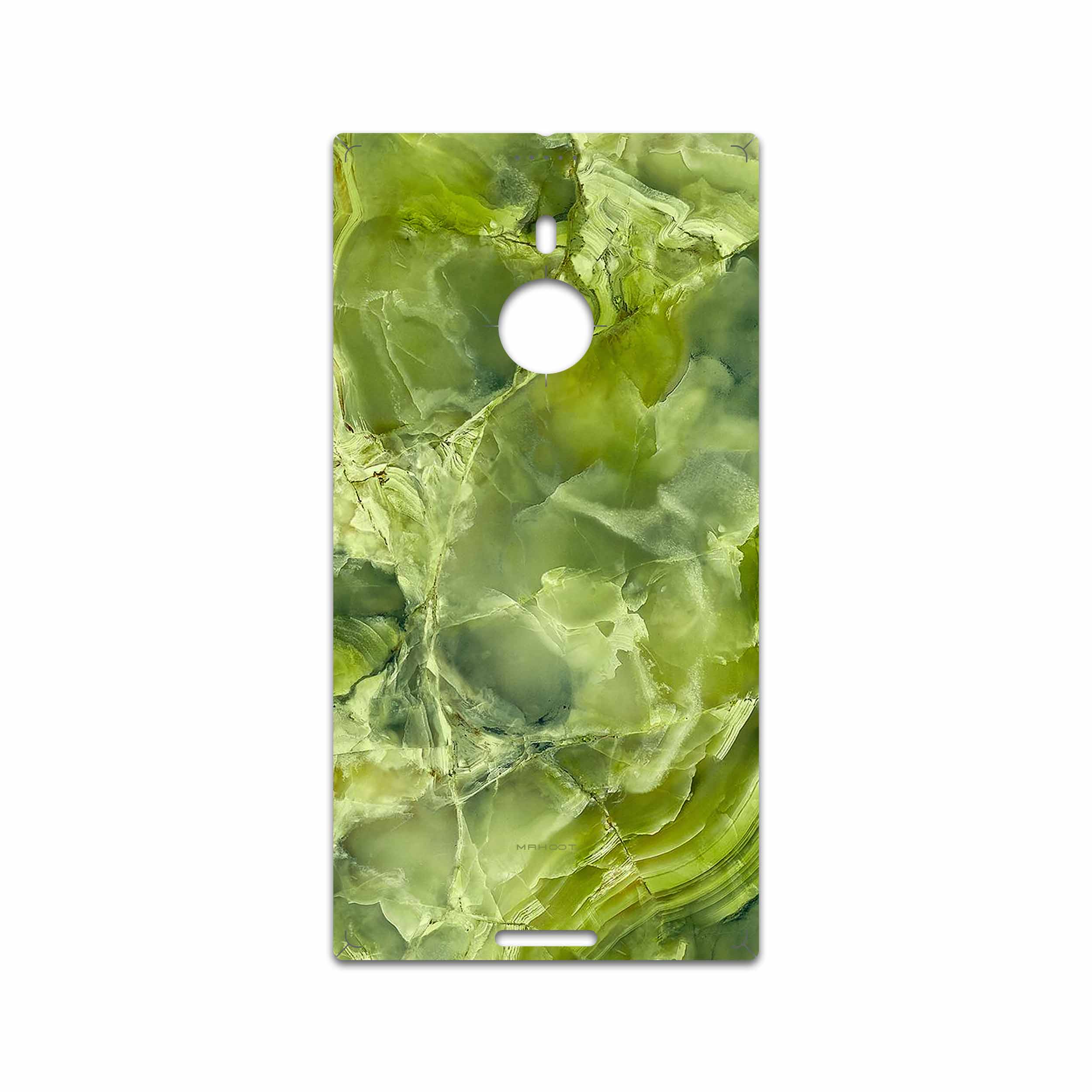 برچسب پوششی ماهوت مدل Green Crystal Marble مناسب برای گوشی موبایل نوکیا Lumia 1520