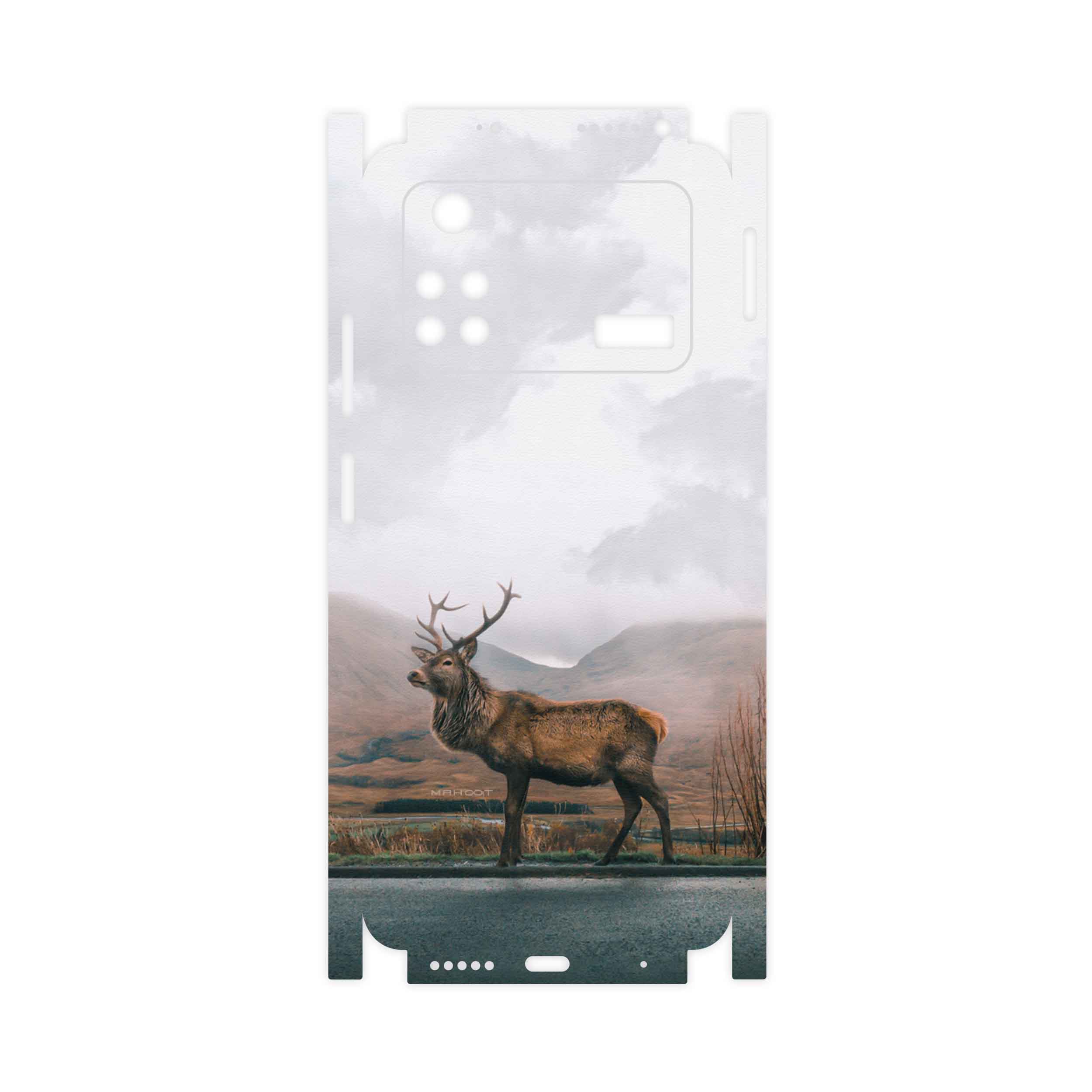 برچسب پوششی ماهوت مدل Horned-Deer-FullSkin مناسب برای گوشی موبایل شیائومی Poco M4 Pro 4G