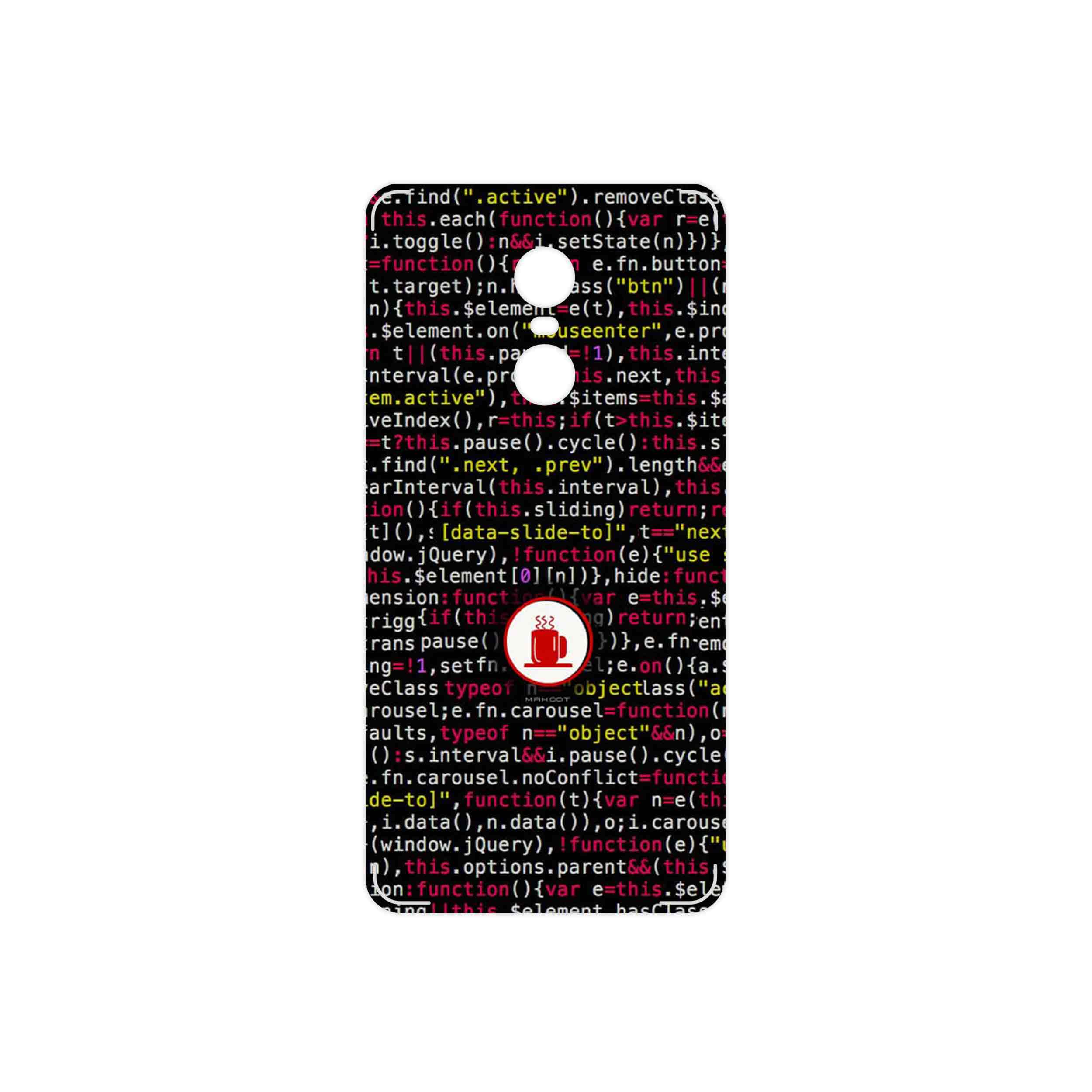 برچسب پوششی ماهوت مدل Programming 1 مناسب برای گوشی موبایل شیائومی Redmi Note 4X