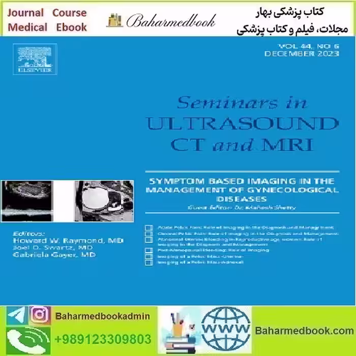 Seminars in Ultrasound CT and MRI Volume 44 Issue 1 to 6 2023