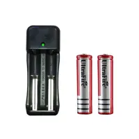 شارژر باتری دوربین مدل CHx2_18650 به همراه 2 عدد باتری 