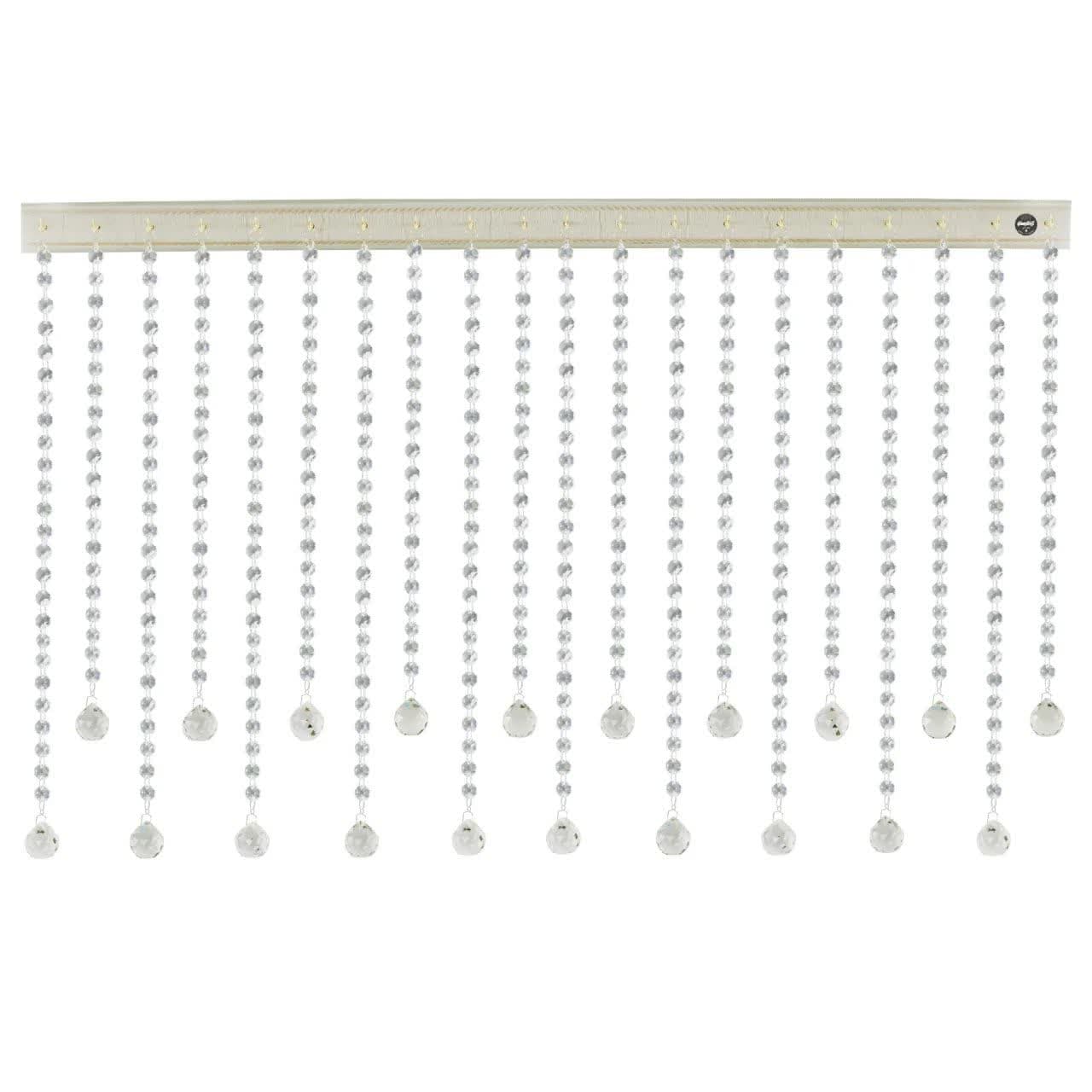 پرده آریا کریستال مدل کوتاه و بلند سایز 50x50 سانتی متر