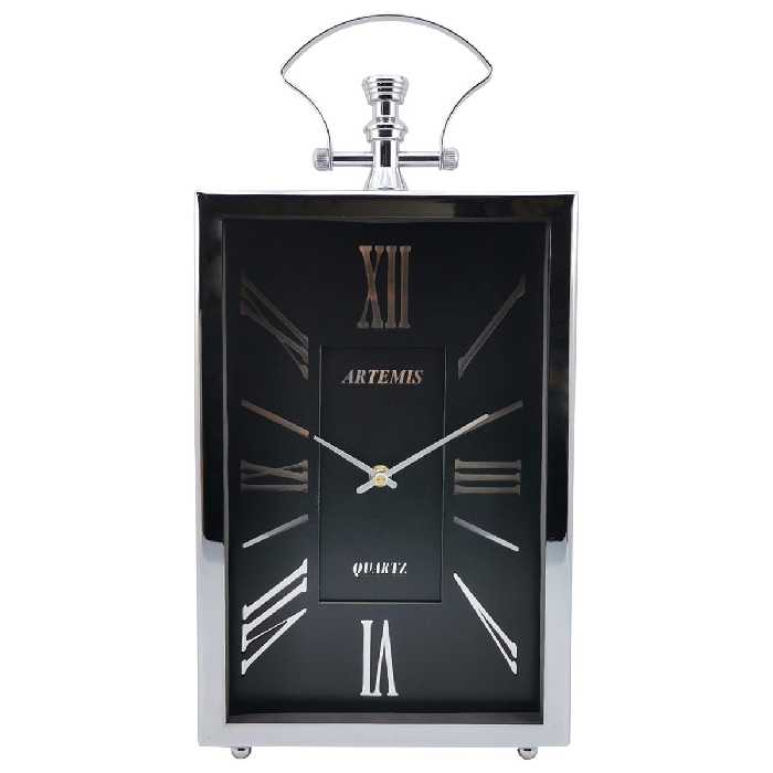 ساعت رومیزی آرتمیس کد 2031 Black Silver مشکی نقره ای
