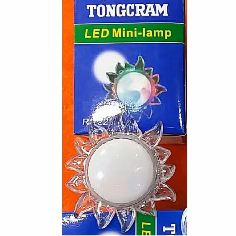 چراغ خواب LED طرح گل چندرنگ