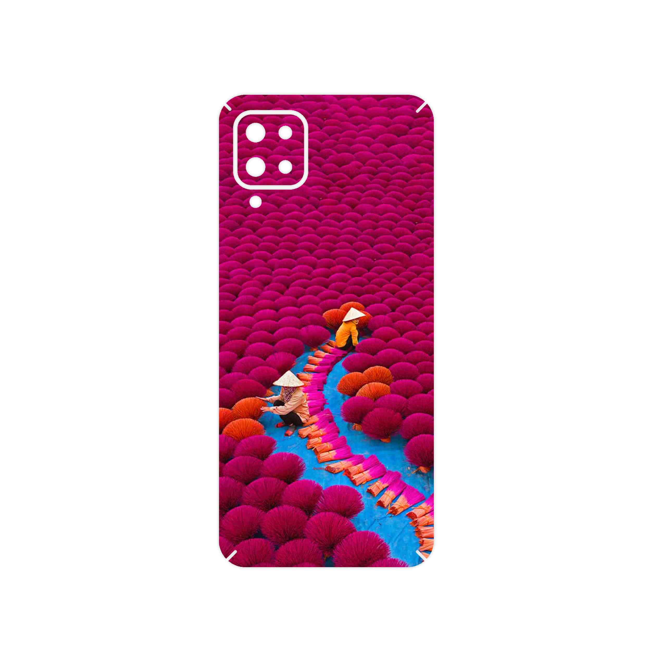 برچسب پوششی ماهوت مدل Vietnam Incense Wood Farms مناسب برای گوشی موبایل سامسونگ Galaxy A12 Nacho