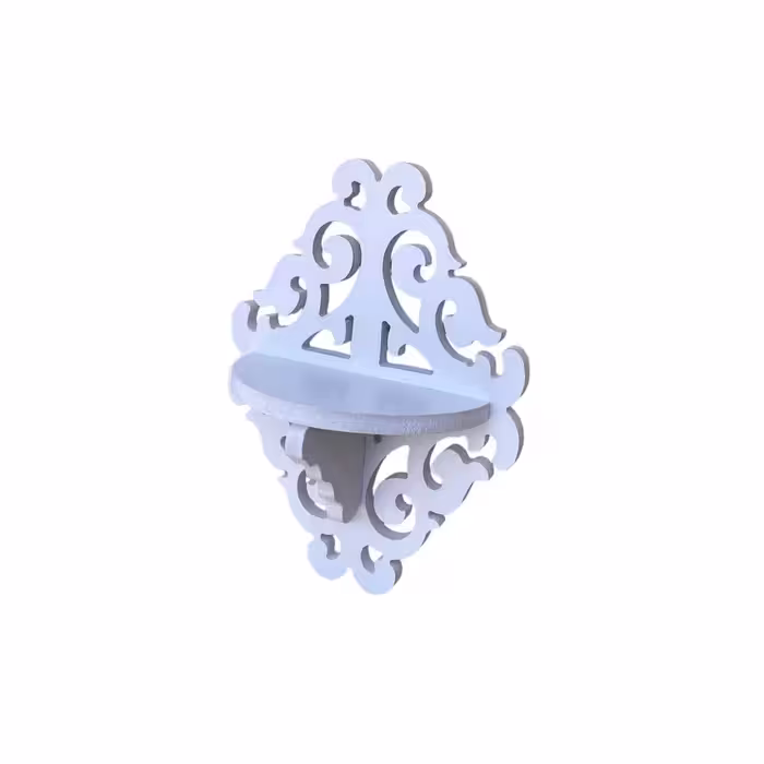 شلف دیواری مدل لوزی کد TW-SH02
