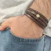 دستبند نقره لیردا مدل حرف N کد DCR 0012