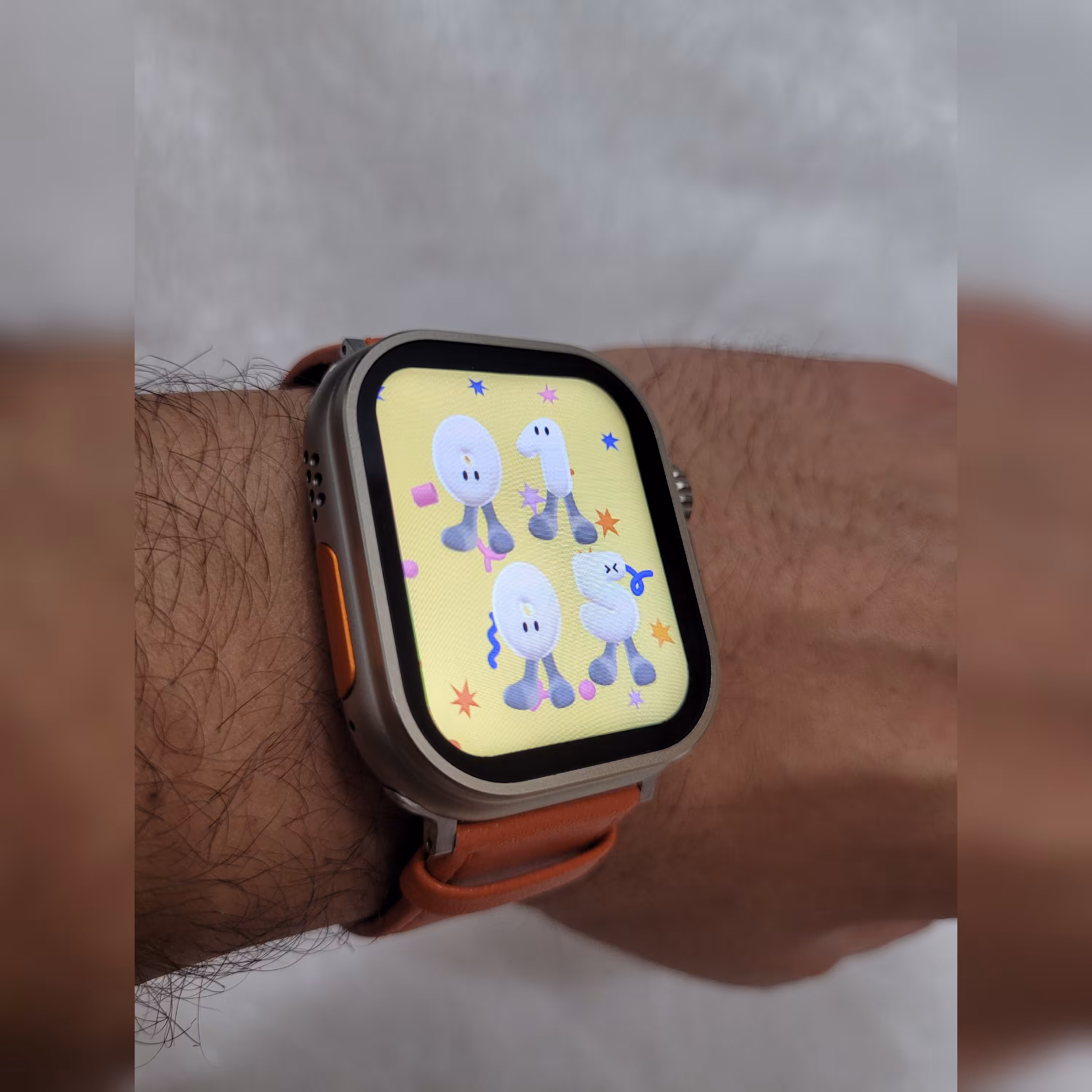 اپل واچ حرفه ای الترا ultra amax دو بند چرمی و سیلیکونی