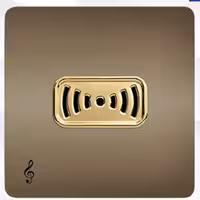 زنگ ملودی مدل کریستال بژ  آسیا الکتریک 