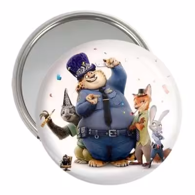 آینه جیبی خندالو مدل انیمیشن زوتوپیا کد 1023