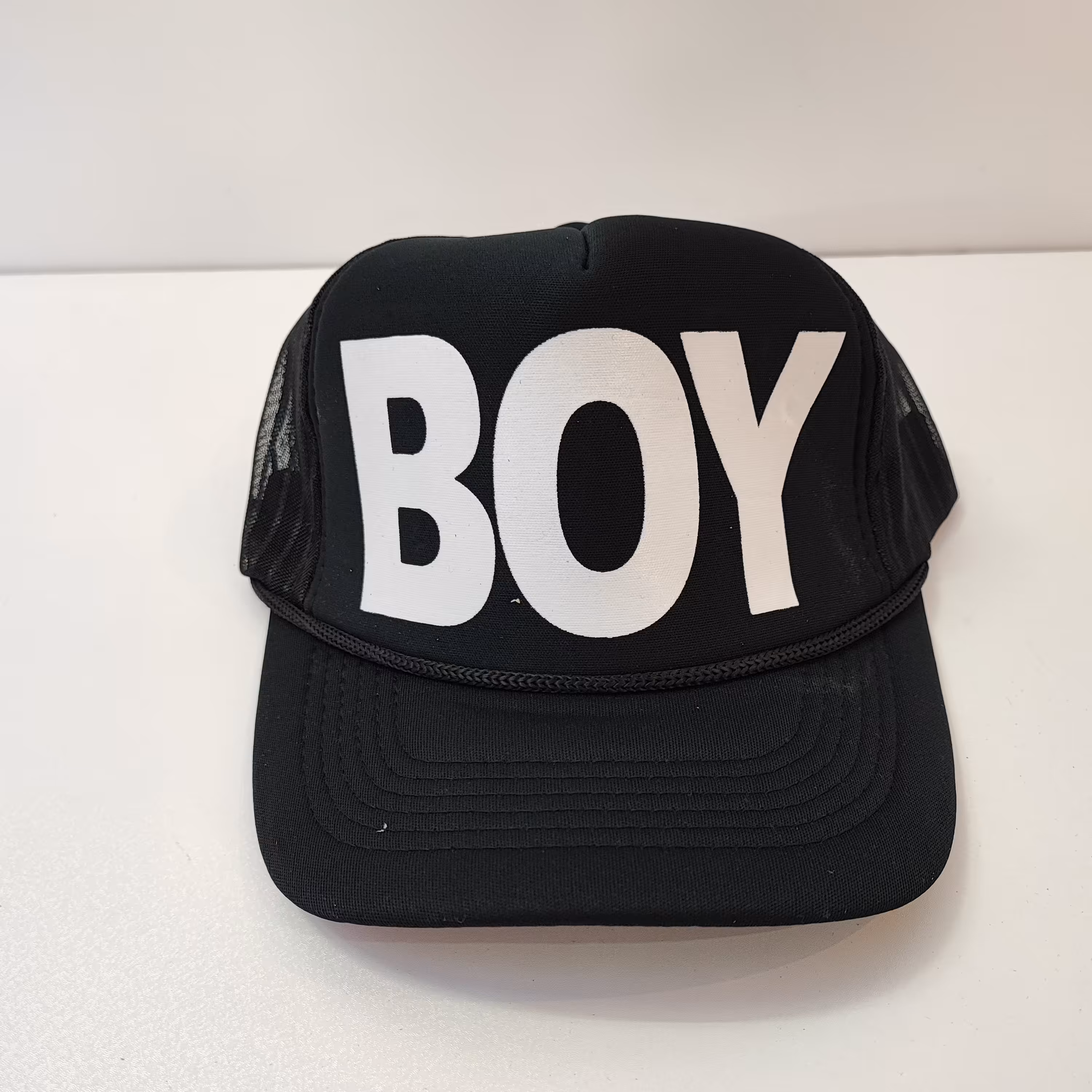 کلاه پشت تور  طرح BOY