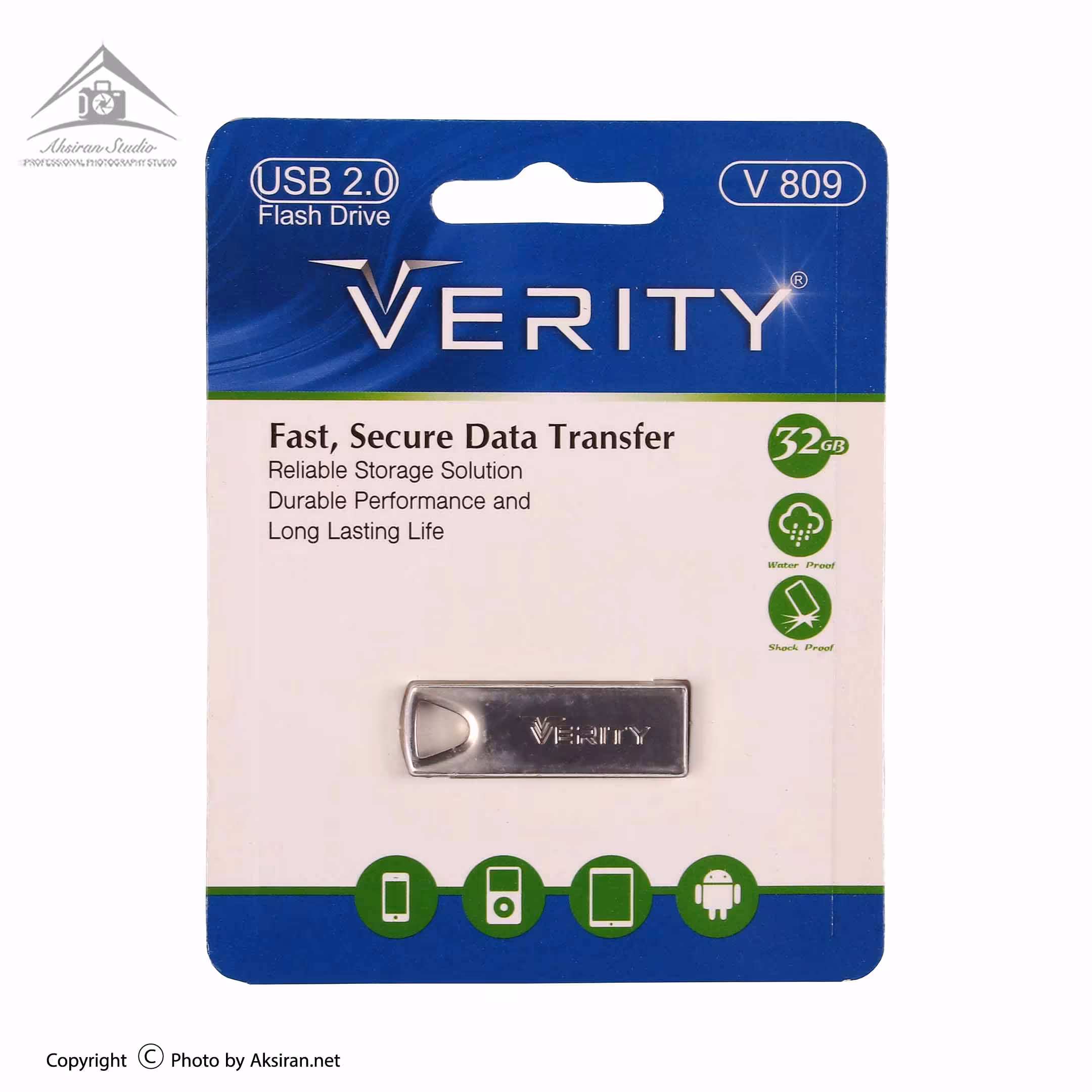 فلش مموری وریتی مدل V809 ظرفیت 32 گیگابایت