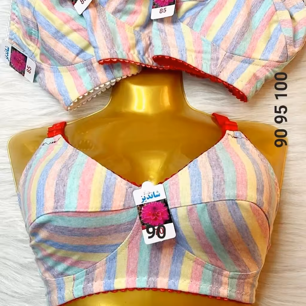 سوتین نخی دو لایه 
