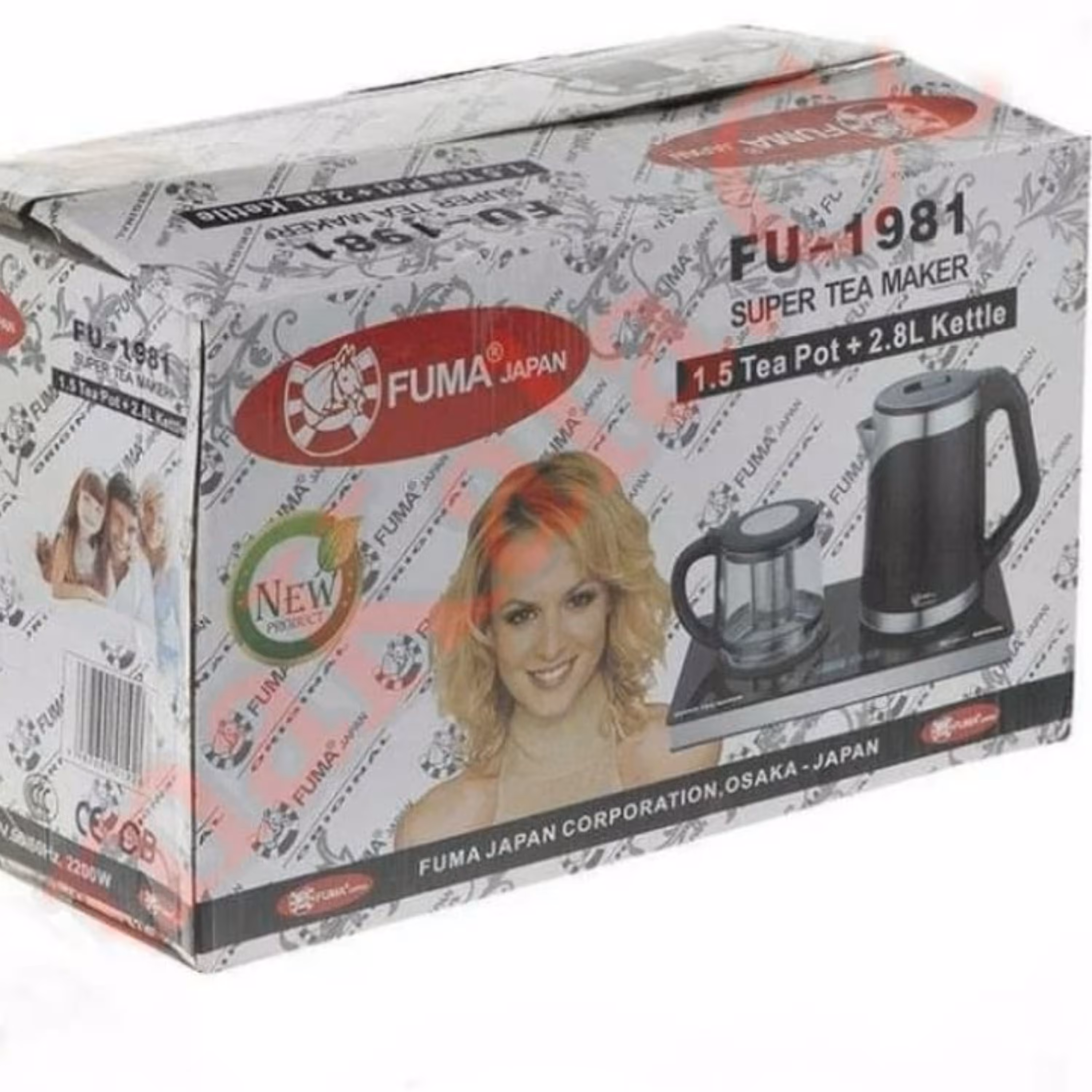 چای ساز تمام لمسی زیبا و با کیفیت فوما  ژاپنی 