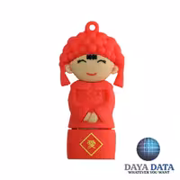 فلش مموری فانتزی دایا دیتا عروس چینی مدلPF1010-3 ظرفیت32GB-USB2 رنگ قرمز