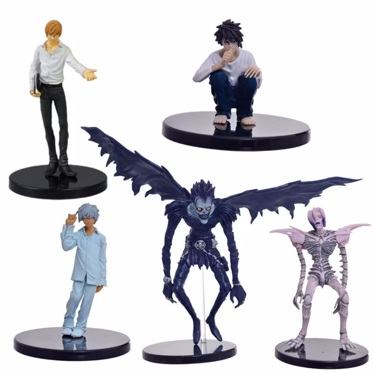 فیگور مدل انیمه دفترچه مرگ Death Note مجموعه 5 عددی