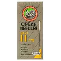 خرید سوزن چرخ خیاطی خانگی ارگان مدل اچ آ HA سایز 11 بسته 5 عددی