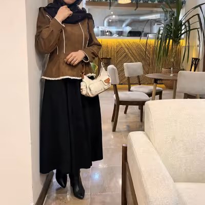 پیراهن مهمانی زنانه مخمل مدل پیراهن دوتیکه متصل