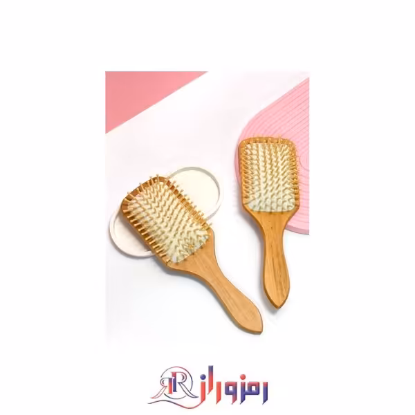 برس چوبی مربعی سایز بزرگ
