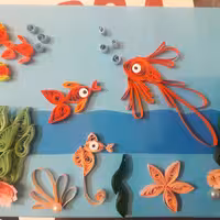 کارت تبریک نوروز ملیله کاغذی