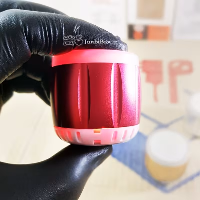 اسپیکر مینی بلوتوثی GODFREY پخش کننده موزیک کوچک با بدنه فلزی جانبی باکس