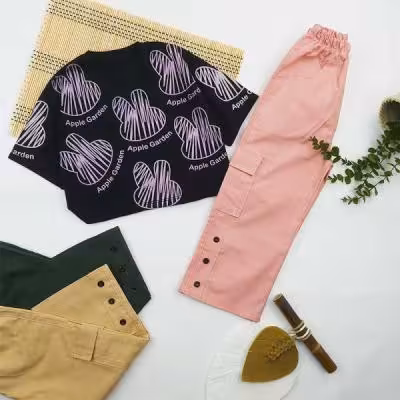 کراپ شلوار دخترانه خرگوشی کد 10236