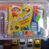 خمیر بازی رنگین کمان 12 رنگ