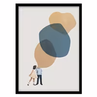 قیمت و خرید تابلو دکوراتیو مدل نقاشی کلاژ تلفیقی کد 1932