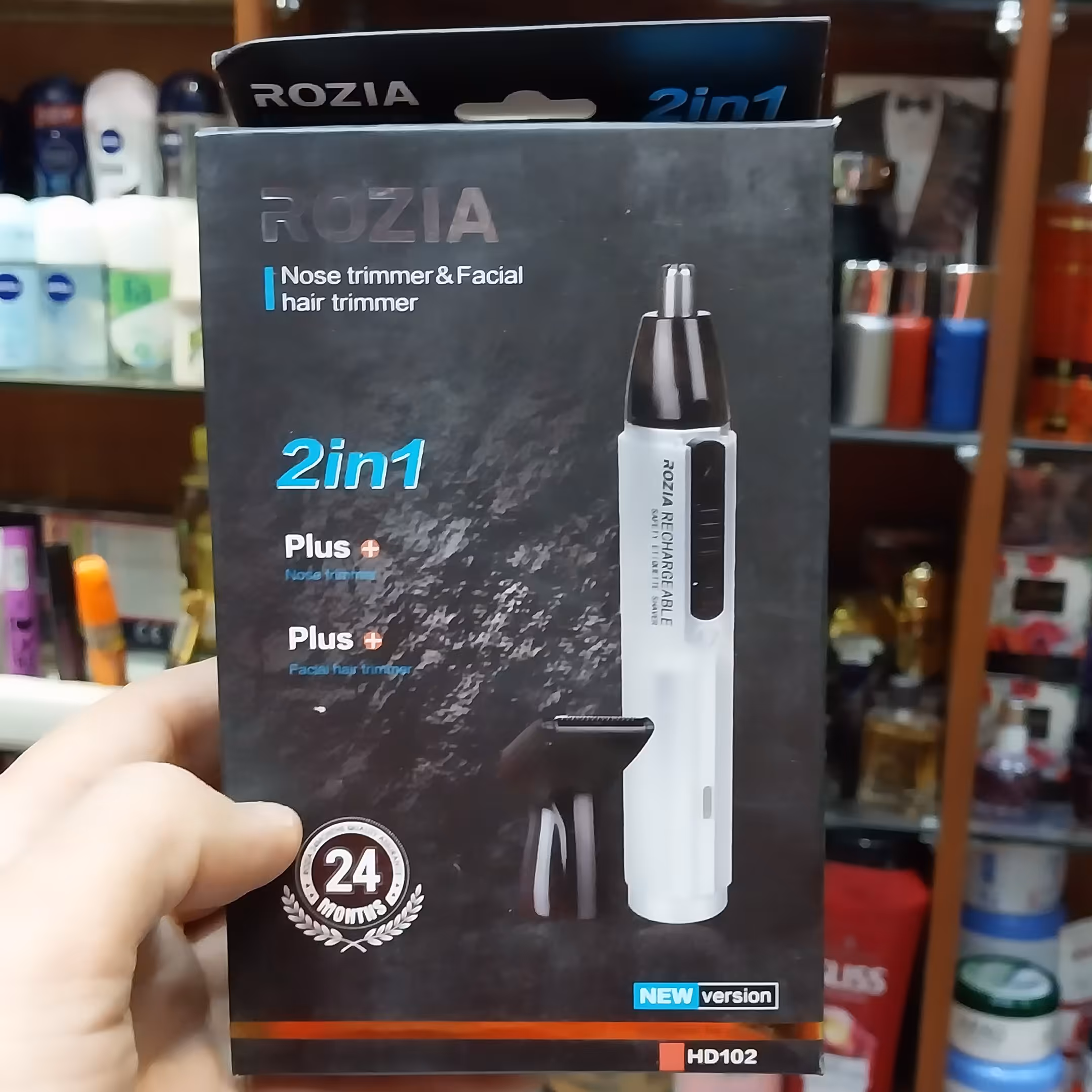 موزن دو کاره گوش و بینی روزیا شارژی مدل 102